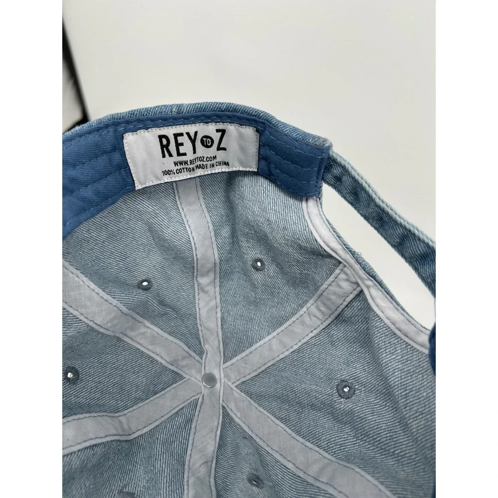 Rey to Z Grandma Denim Baseball Cap Blue Embroidered Adjustable Dad Hat